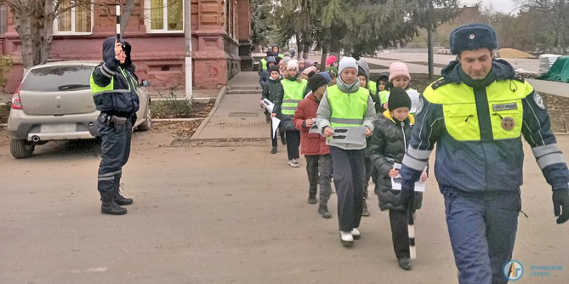 Четвероклассникам напомнили правила дорожной безопасности 