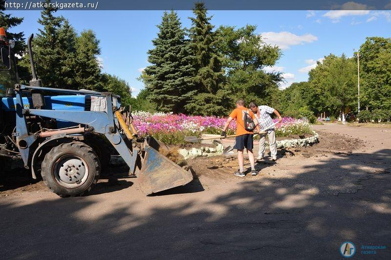Четыре дерева помешали реконструкционным работам в парке (ФОТО)