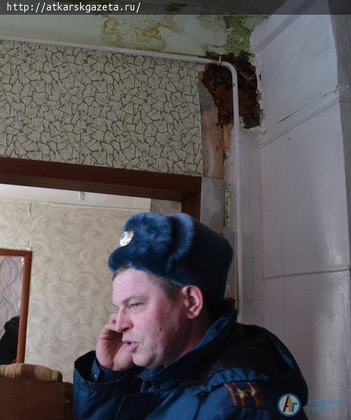 Четырехквартирный дом на улице Гагарина чудом не сгорел (ФОТО)