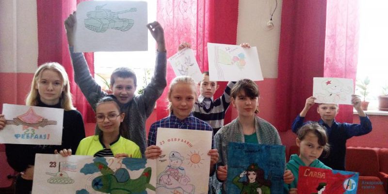 Даниловские дети нарисовали подарки своим защитникам