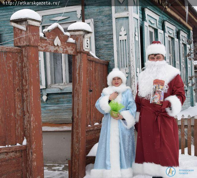 Дед Мороз "Аткарской газеты" поздравил 88-летнюю труженицу тыла