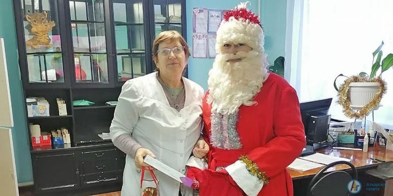 Дед Мороз заглянул в даниловскую врачебную амбулаторию