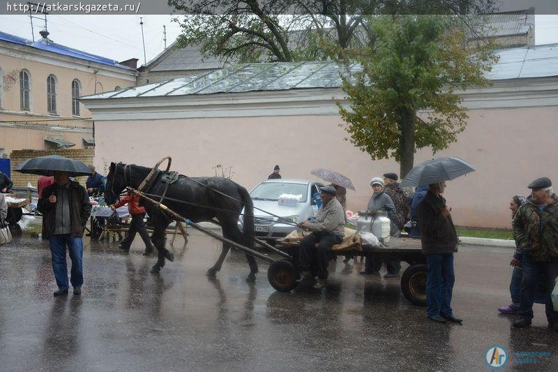 Дождь не помешал аткарчанам посетить ярмарку выходного дня (ФОТО)