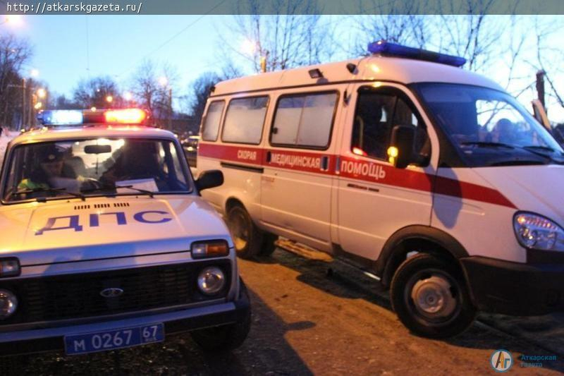 Два водителя пострадали при лобовом столкновении на улице Лермонтова