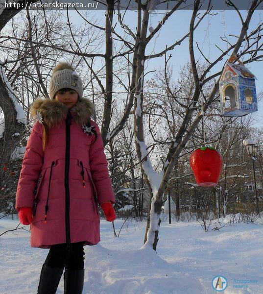 Двадцать птичьих столовых появилось сегодня в городском парке