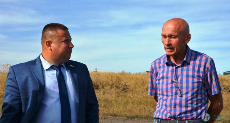 Глава Минсельхоза области побывал в КФХ Владимира Чурляева