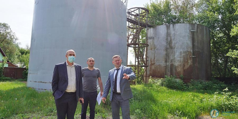 Глава района потребовал запустить водонакопительный резервуар