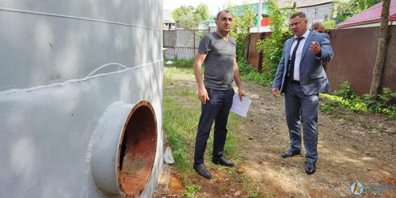 Глава района потребовал запустить водонакопительный резервуар