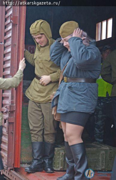 К Аткарску подходит ретро-поезд «Воинский эшелон» (ФОТО)