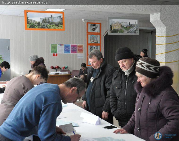 К полудню явка на выборах Президента в Аткарском районе достигла 25%