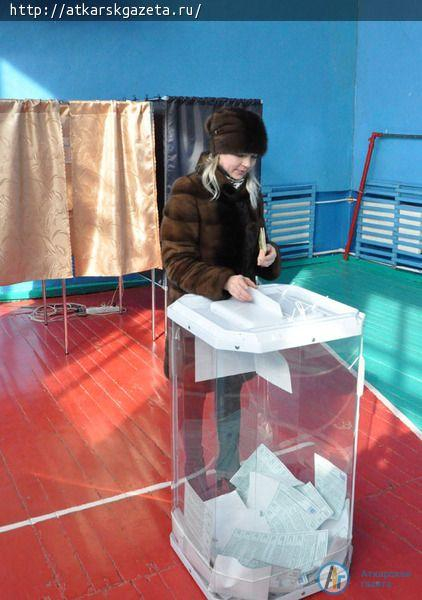 К полудню явка на выборах Президента в Аткарском районе достигла 25%