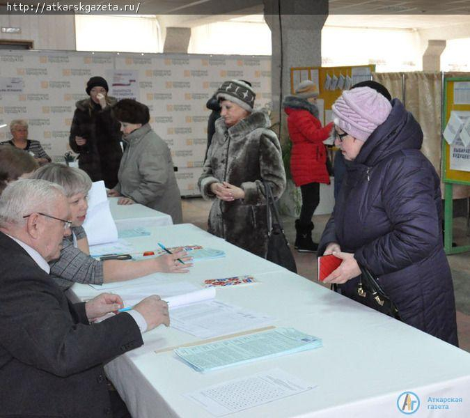 К полудню явка на выборах Президента в Аткарском районе достигла 25%