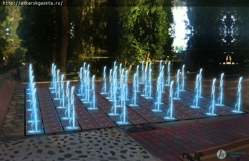 Ко Дню города в Аткарске откроют напольный фонтан с подсветкой