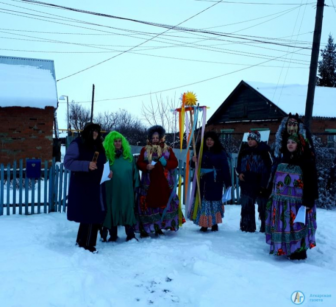 Кочетовские колядки веселили все село