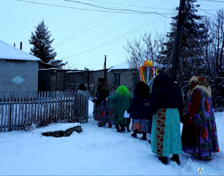 Кочетовские колядки веселили все село