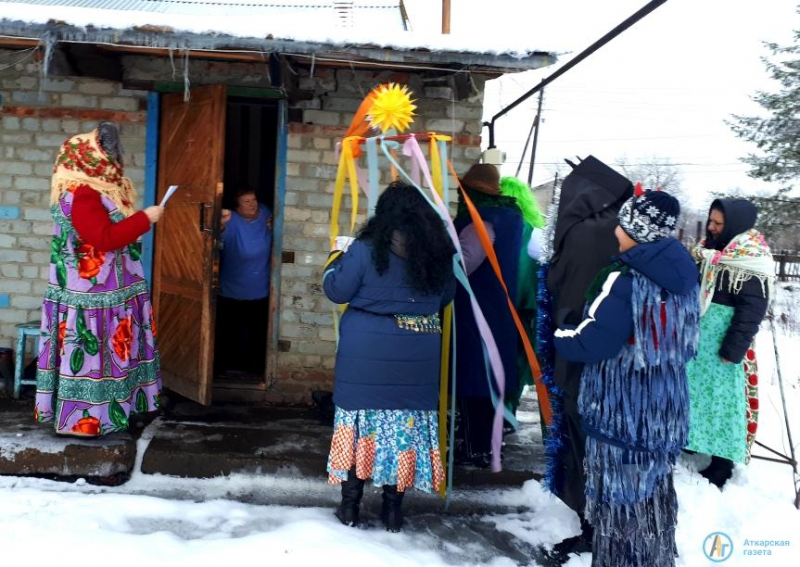 Кочетовские колядки веселили все село