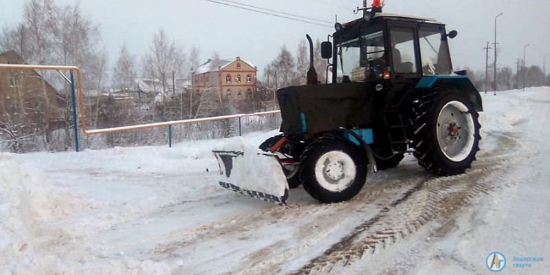 Коммунальщики освобождают Аткарск из белого плена