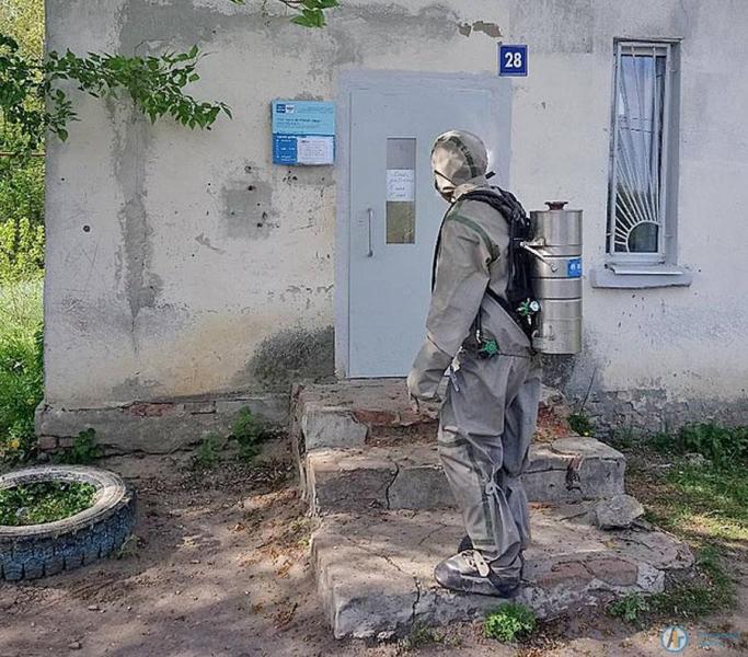 Коронавирус. МЧС обработало общественные места в Озерном