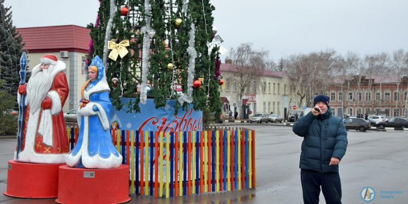 На предновогодней ярмарке аткарчане закупались мясом