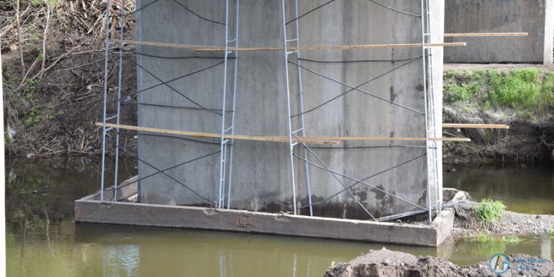 Ремонт моста через Аткару. Фоторепортаж
