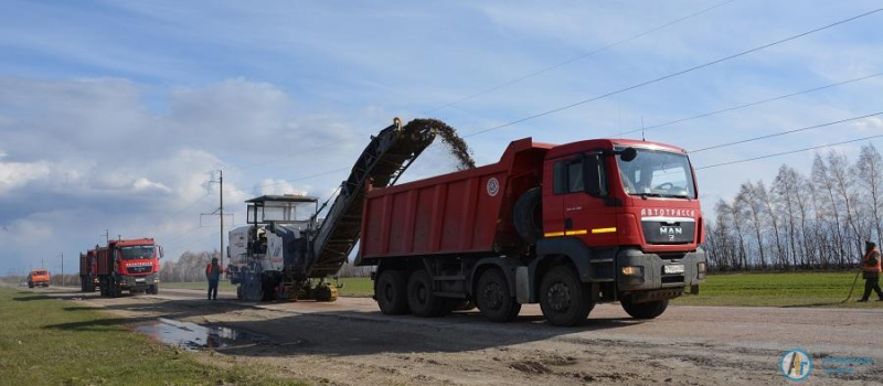 Сегодня начался ремонт автотрассы «Саратов-Тамбов»