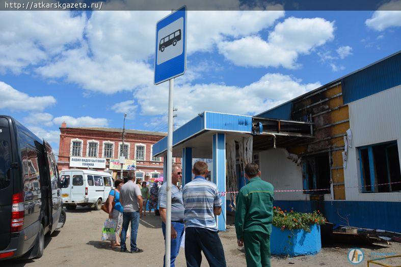Сегодня ночью пожарные тушили автостанцию (ФОТО)