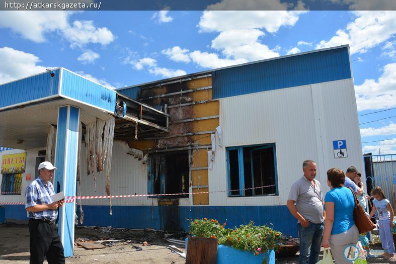 Сегодня ночью пожарные тушили автостанцию (ФОТО)