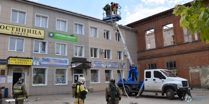 В Аткарске эвакуировали гостиницу «Карета»