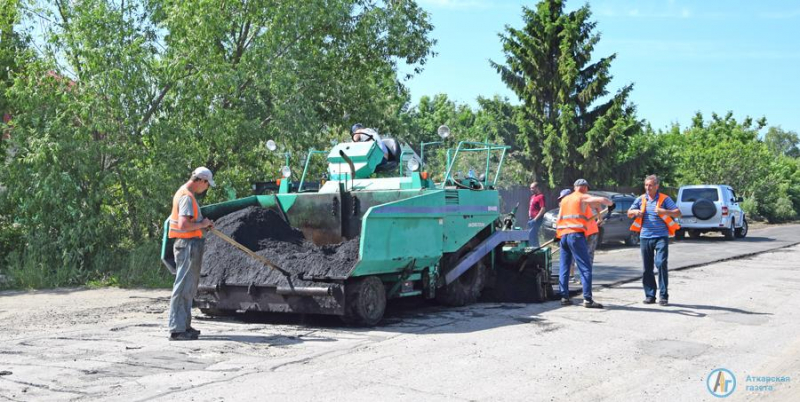 В Аткарске начался сезон ремонта дорог 