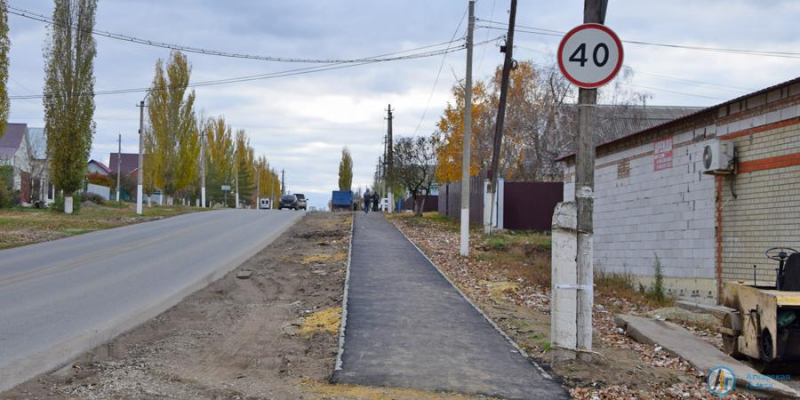 В Аткарске народные тропы превращаются в обустроенные тротуары