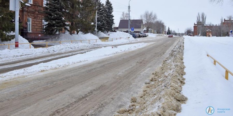 В Аткарске путь к социально значимым объектам открыт