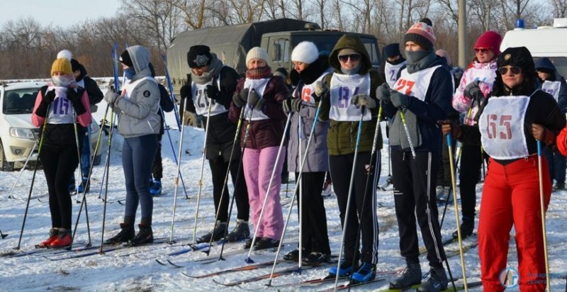 В Аткарске состоялось открытие лыжного сезона