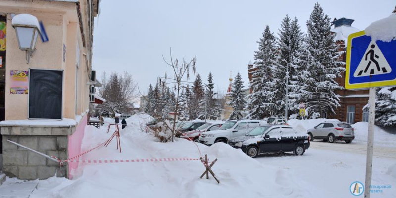 В Аткарске выпала месячная норма снега