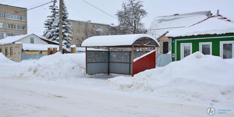 В Аткарске выпала месячная норма снега