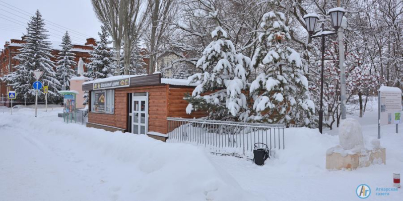 В Аткарске выпала месячная норма снега