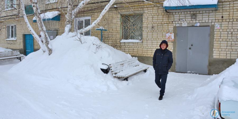 В Аткарске выпала месячная норма снега