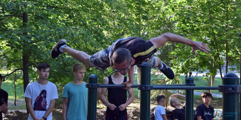 В аткарском парке прошел фестиваль спорта