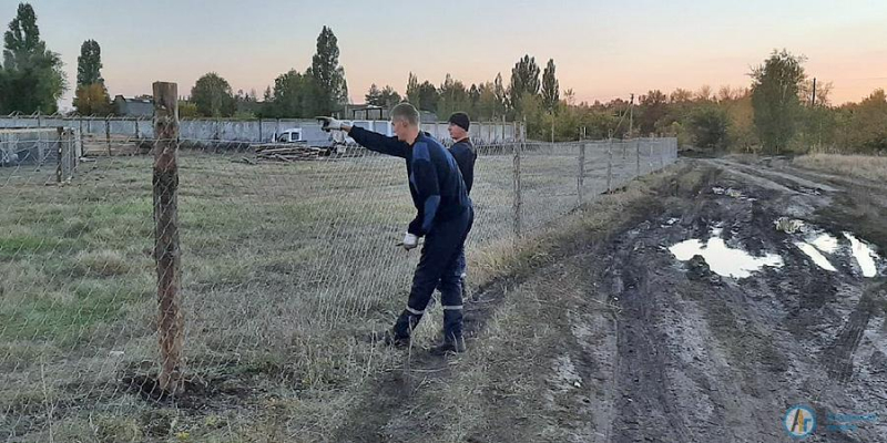 В аткарском приюте для собак появились первые вольеры  