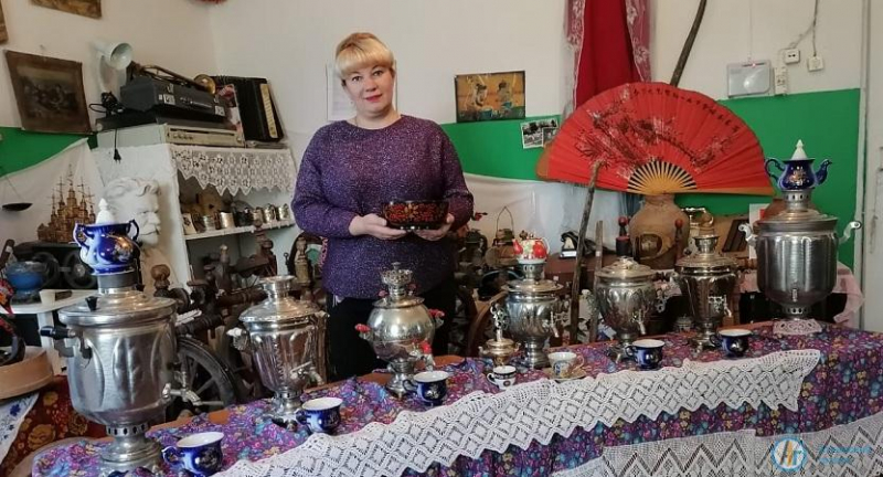 В Аткарском селе открылась выставка русских самоваров