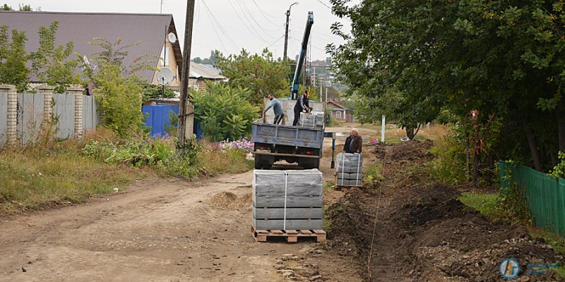 В детском саду  "Яблочко" ждут прогулок по новому тротуару