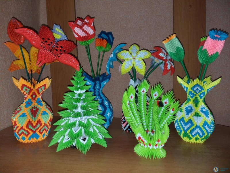 В Языковке учились искусству модульного оригами