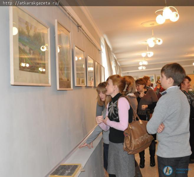 В картинной галерее Детской школы искусств открылась выставка работ аткарского художника Владимира Ивановича ПЕГУШЕВА