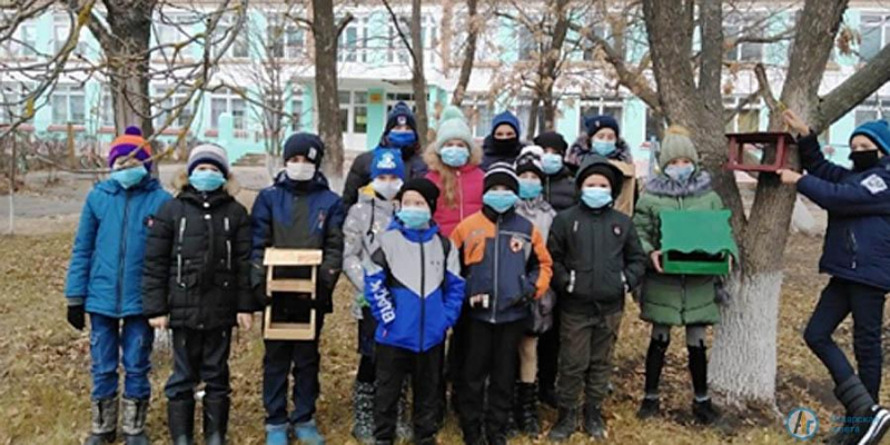 В кочетовской школе прошла акция «Синичкин день»