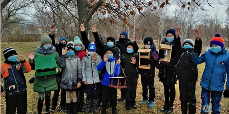 В кочетовской школе прошла акция «Синичкин день»