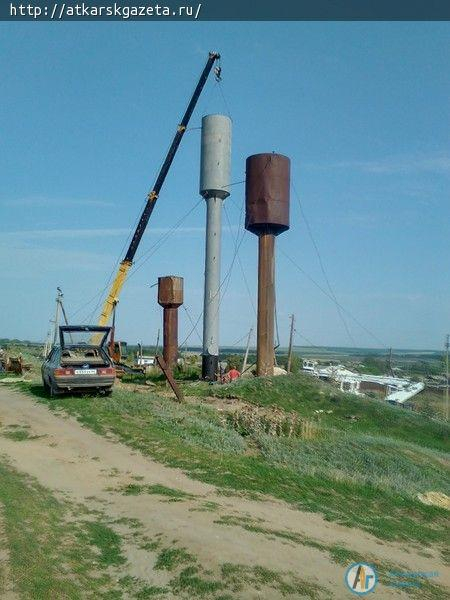 В Марфино введена в эксплуатацию новая водонапорная башня