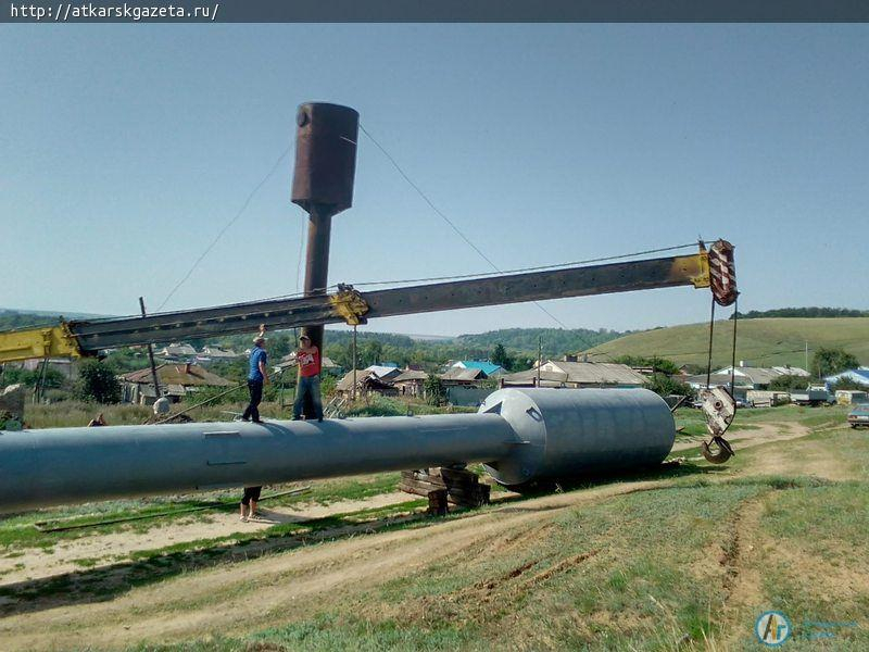 В Марфино введена в эксплуатацию новая водонапорная башня