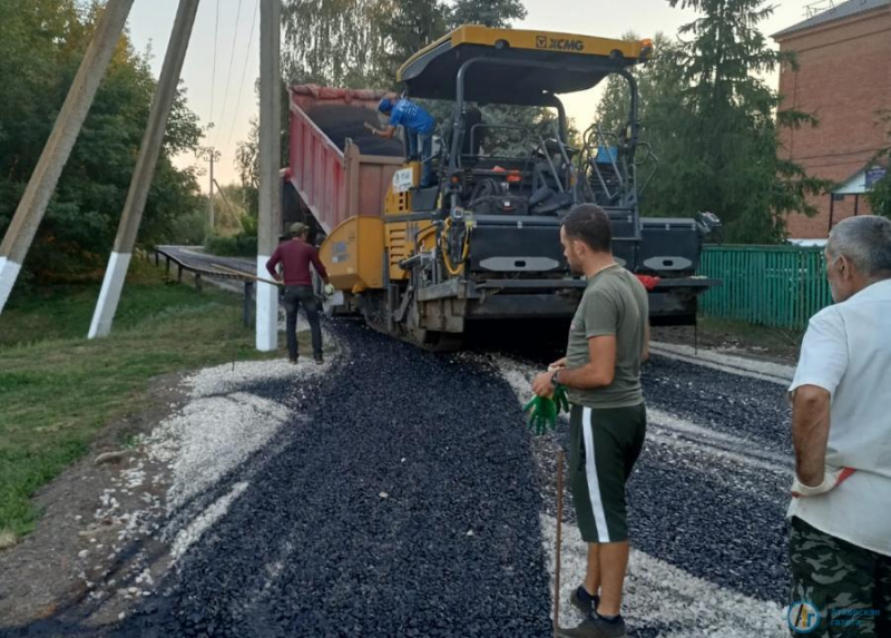 В Озерном отремонтирован подъезд к школе