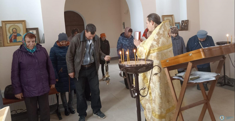 В Озерном прошёл молебен о мобилизованных