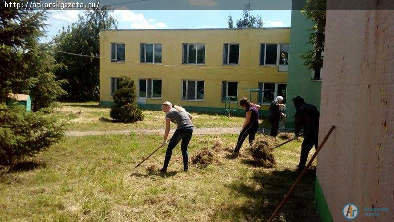 В районе идут активные работы по благоустройству