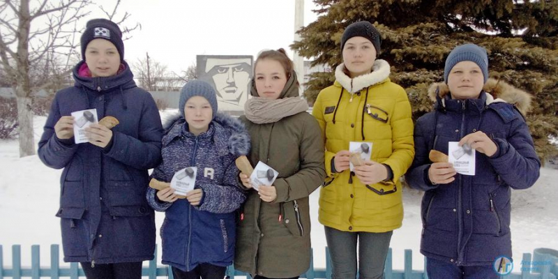 В районе продолжается акция «Блокадный хлеб» 